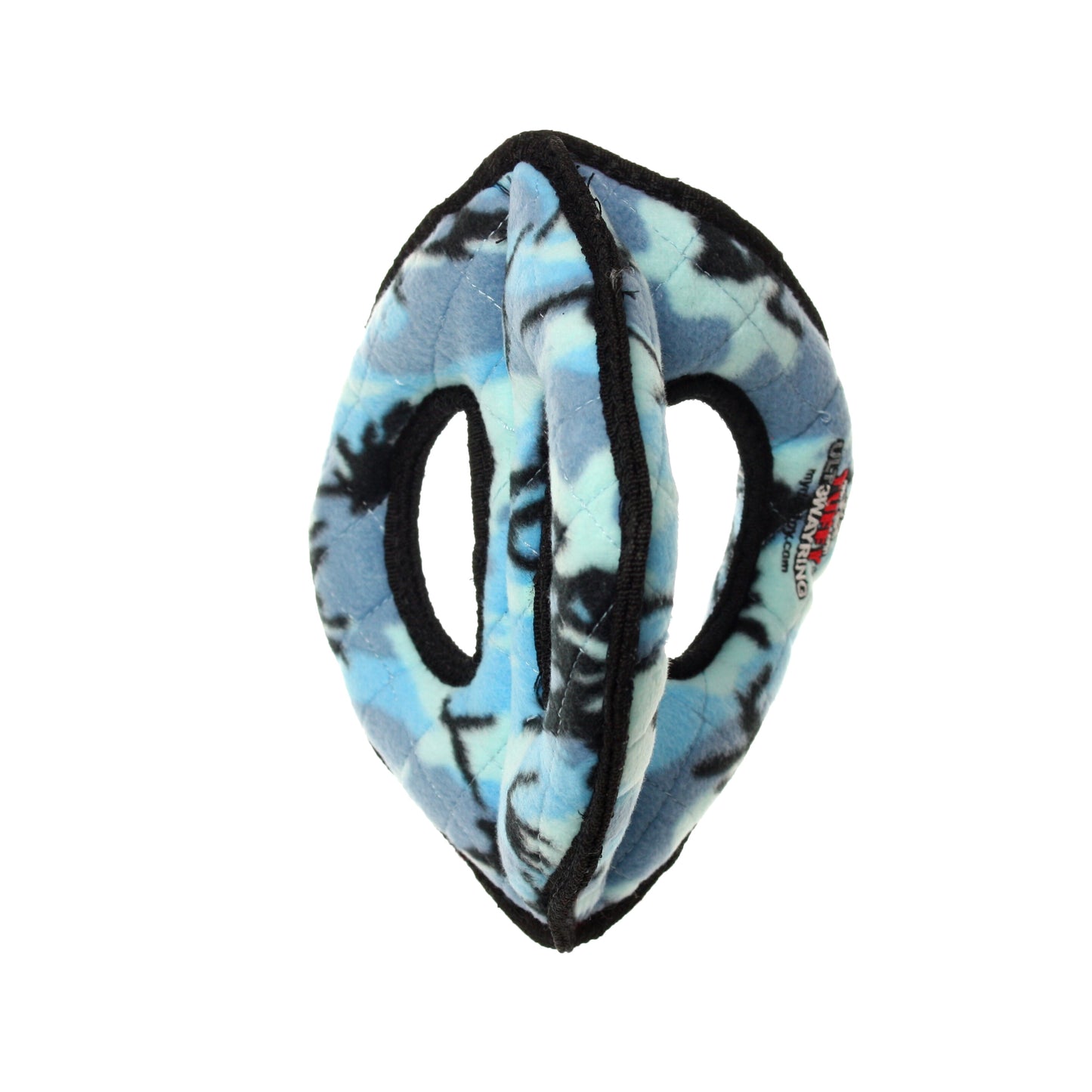 Tuffy Ultimate 3Wayring Camo Blue, Durable Squeaky Dog Toy