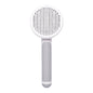 New Pet Cat Brush Hot Selling Hand-Held Steel Wire Self-Cleaning Comb Looper for Hair Removal