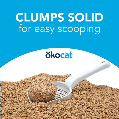 Original Wood Clumping Cat Litter, Unscented, 13.2 Pounds - Natural Ingredients, Stops Odor, Clumps Solid, 99% Dust Free, Great for All Cats