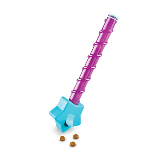 Magic Wand Treat Dispenser: Star - Playful Dog Toy and Puppy Toy, Multi-Color