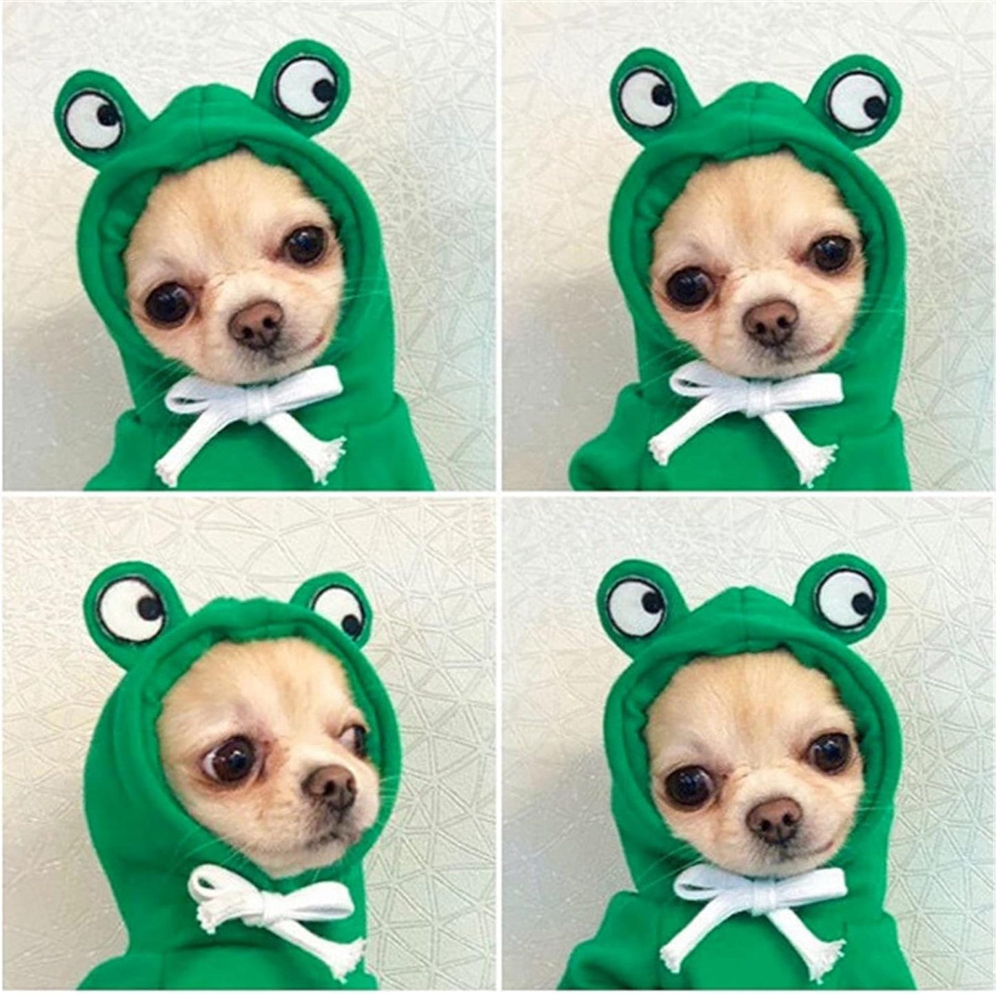 Cute Green Dog Hoodie Clothes Costume Dog Fleece Sweater for Dogs Puppy Coat Dog Warm Clothe (Green, Large)