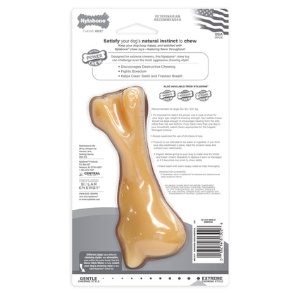 Beef Bone Power Chew Extra Durable Chew Toy for Big Dogs Chicken Flavor /Xx-Large/Monster - 50+ Lb