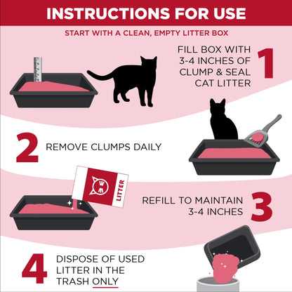 Clump & Seal Cat Litter Multi-Cat Complete Odor Sealing Clay Clumping Cat Litter, 28 Lb