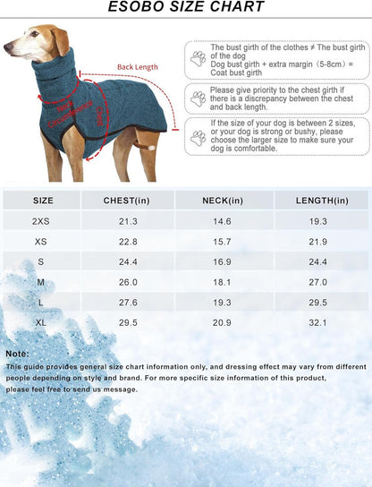 Fleece Dog Apparel Winter Warm Dog Coat Doggie Turtleneck Cozy Jacket Soft Shirt Vest Stylish Pet Outfits for Small Medium Large Dogs