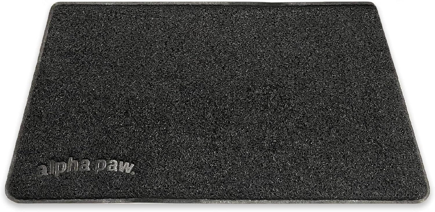 - Extra Large Cat Litter Mat - Pet Rug - Catches Litter That Spills outside Litter Box - Easy to Clean - Non-Slip - Litter Box Mat - Kitty Litter Catcher - Black XL Size (47" X 33”)