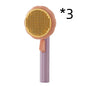 New Pet Cat Brush Hot Selling Hand-Held Steel Wire Self-Cleaning Comb Looper for Hair Removal