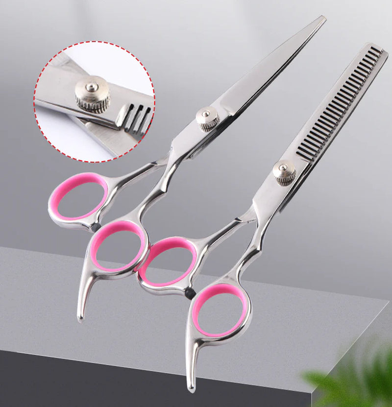 Pet Dog Grooming Scissors Stainless Straight Curved Thinning Shears Trimmer Kits