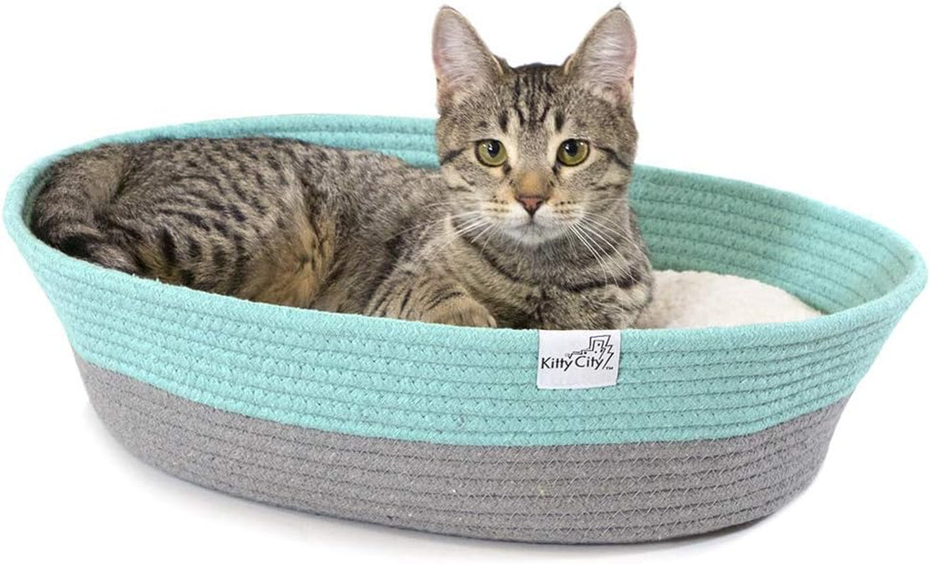 Cat Bed, Cotton, 14"W X 19"L X 5"H