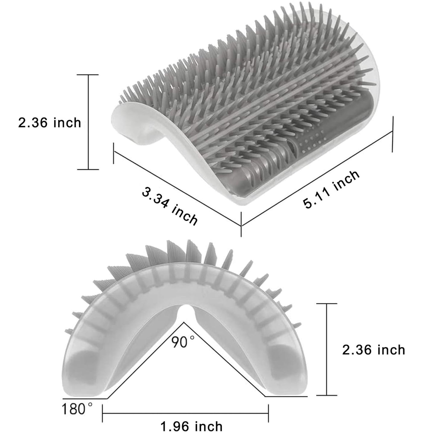 5-in-1 Cat Grooming Set – Massage Combs, Hair Removal Brushes & Pet Mitts for Shedding Control