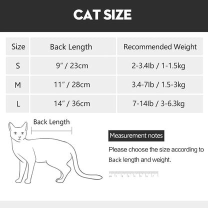 Cat Recovery Suit for Male and Female Surgical Post Surgery Soft Cone Onesie Shirt Clothes Neuter Licking Protective Diapers Outfit Cover Kitten Spay Collar(S, Camouflage)