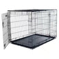 42 In. X 28 In. Foldable Dog Crate Cage with 2 Door