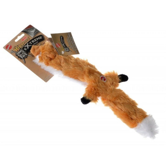 Skinneeez Extreme Quilted Plush Fox Dog Toy, 14"