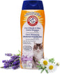 2-In-1 Deodorizing & Dander Reducing Shampoo for Cats, Dander Remover for Dander and Odors, Baking Soda Moisturizes and Deodorizes, Lavender Chamomile Scent, 20 Fl Oz (Pack of 1)